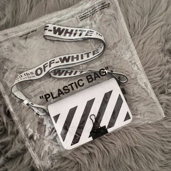 Off-White Handbags - Off-white Virgil Abloh binder clip mini white bag